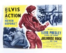 ELVIS PRESLEY - JAILHOUSE ROCK - VINTAGE CARD POST