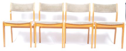 FARSTRUP MOBLER, DENMARK - SET OF 4 MID CENTURY DINING CHAIRS