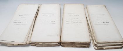 A large collection of coal mining playbills for Seghill Colliery & Brickworks 1947. Approximately 38