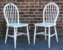 Lucian Ercolani - Ercol - An pair of original vintage mid 20th century Ercol blonde beech and elm