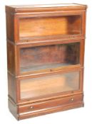 An original early 20th century oak Globe Wernicke type lawyers / barristers library bookcase