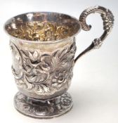 A 19th Century William IV silver hallmarked christ