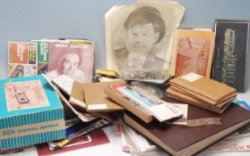 A large collection of vintage 20th century train related ephemera, to include various model train