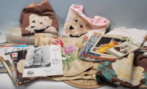 A collection of vintage 20th Century needlework / sewing related items to include a collection of