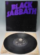 A vinyl long play LP record album by Black Sabbath – Master Of Reality – Original Vertigo 1st U.K.
