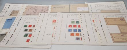 An exceptional collection of Royal Mail / Postage ' Firsts ' - the collection having been well