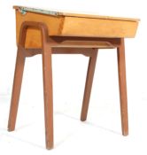 A retro vintage  mid century 1950s beech wood scho