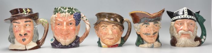 A group of five Royal Doulton ceramic Character /