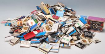 A large collection of vintage 20th Century match boxes / packets dating from the mid to late 20th
