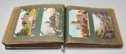 A good large collection of early 20th century to mid 20th century postcards, approximately 240 in