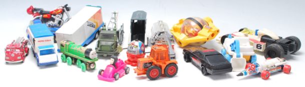 A collection of assorted vintage diecast model vehicles / toys, to include: Matchbox, Tonka, Lesney,