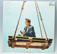A vinyl long play LP record album by Martin Carthy – Martin Carthy – Original Fontana 1st U.K. Press