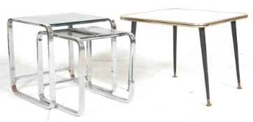 A vintage retro 20th Century side occasional table