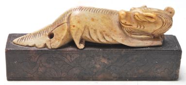 A 19th century Chinese oriental dragon seal