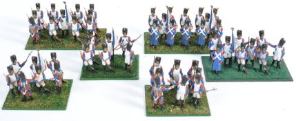COLLECTION OF 1/32 SCALE PLASTIC NAPOLEONIC FIGURES