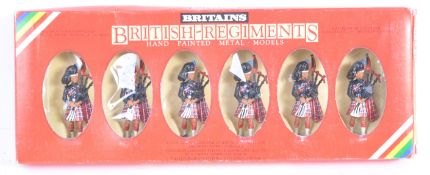 ORIGINAL BRITAINS SET 7241 6 SCOTS GUARDS PIPERS