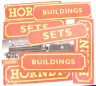COLLECTION OF ORIGINAL HORNBY TRAINS SHOP ADVERTISING