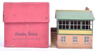 RARE VINTAGE HORNBY SERIES 0 GAUGE SIGNAL CABIN NO.2