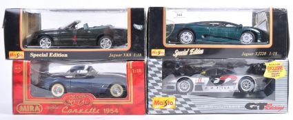 COLLECTION OF ASSORTED BOXED MAISTO AND MIRA DIE CAST MODELS