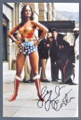 WONDER WOMAN - LYNDA CARTER - SIGNED 8X12
