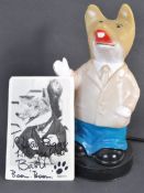 RARE VINTAGE BASIL BRUSH LAMP & SIGNED PHOTO - GIFTED BY BASIL
