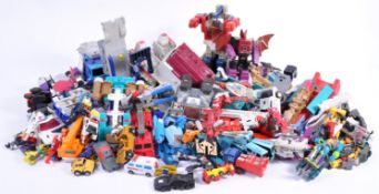 COLLECTION OF ORIGINAL VINTAGE 1980'S HASBRO TRANSFORMERS