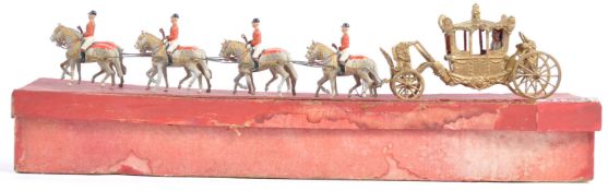RARE VINTAGE WB BRITAINS LEAD DIECAST CORONATION COACH