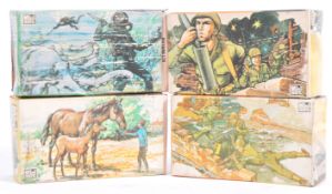 RARE VINTAGE BRITAINS MINI SET SCENIC MODELS - BOXED X4