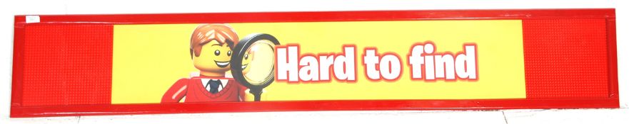 ORIGINAL LEGO ADVERTISING POINT OF SALE DISPLAY SIGN