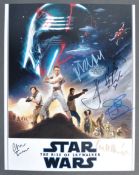 STAR WARS - THE RISE OF SKYWALKER - SIGNED 11X14