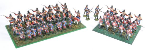 COLLECTION OF 1/32 SCALE PLASTIC NAPOLEONIC FIGURES