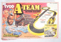 ORIGINAL VINTAGE TYCO A-TEAM ACTION RACING PLAYSET