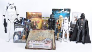 COLLECTION OF ASSORTED ACTION FIGURES - STAR WARS, HOBBIT ETC