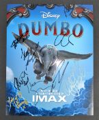 DISNEY - DUMBO - RARE CAST SIGNED 11X14 PHOTOGRAPH