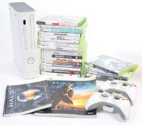 MICROSOFT X BOX 360 GAMES CONSOLE & COLLECTION OF GAMES