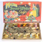 SET OF VINTAGE DISNEY SNOW WHITE MAZA CHRISTMAS TREE LIGHTS