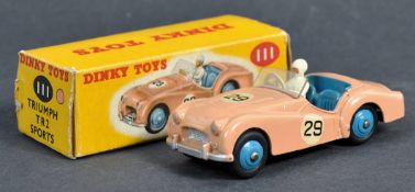 ORIGINAL DINKY TOYS BOXED DIECAST MODEL 111 TRIUMPH