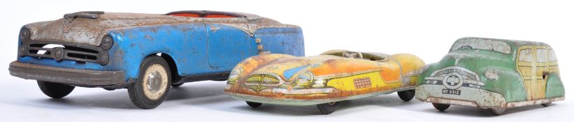 COLLECTION OF TINPLATE CLOCKWORK TOYS