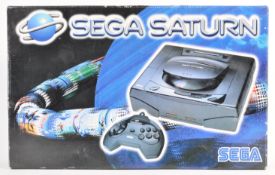 RARE ORIGINAL SEGA SATURN GAMES CONSOLE - COMPLETE & BOXED