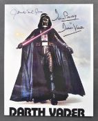 STAR WARS - DAVID PROWSE & JAMES EARL JONES DUAL SIGNED