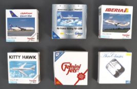COLLECTION OF HERPA 1:500 SCALE DIECAST MODEL AEROPLANES