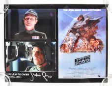 THE EMPIRE STRIKES BACK - JULIAN GLOVER AUTOGRAPHED PHOTO 16x12