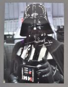 DAVE PROWSE - STAR WARS - DARTH VADER SIGNED 16X12
