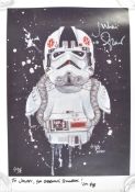 JULIAN GLOVER - ORIGINAL FAN ART PRINT - STAR WARS