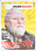 JULIAN GLOVER - GERMAN COMIC CON - GAME OF THRONES POSTER