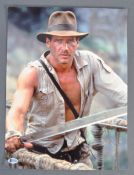 HARRISON FORD - INDIANA JONES - INCREDIBLE SIGNED 16X12
