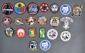 COLLECTION OF X21 STAR WARS CLOTH INSIGNIA PATCHES - SIGNED
