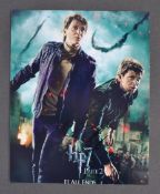 HARRY POTTER - JAMES & OLIVER PHELPS DUAL SIGNED PHOTOGRAPH