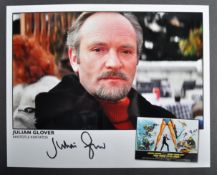 JAMES BOND 007 - JULIAN GLOVER AUTOGRAPHED PHOTOGRAPH