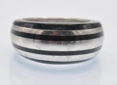 A 925 Silver Mont Blanc Dome Ring